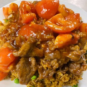 Beef & Tomato Fried Rice