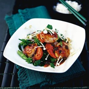 Scallops in Black Bean Sauce