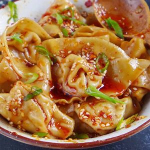 🌶️ Wonton with Spicy Chili Oil (10)
