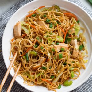 BBQ Pork Chow Mein