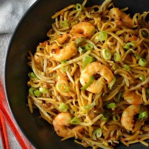 Fresh Prawn Chow Mein