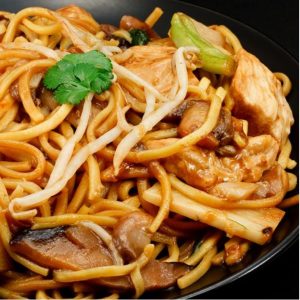 Mushroom Chow Mein