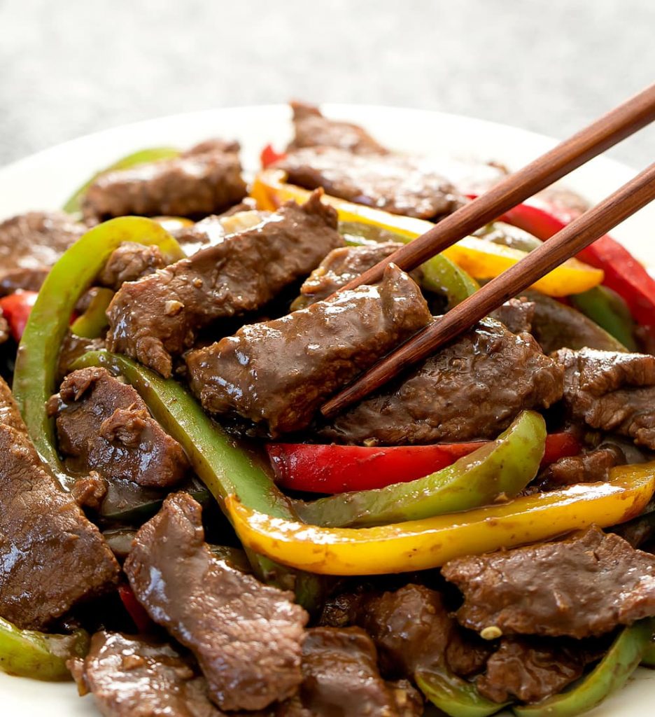 Beef with Green Pepper – Hong Kong Restaurant