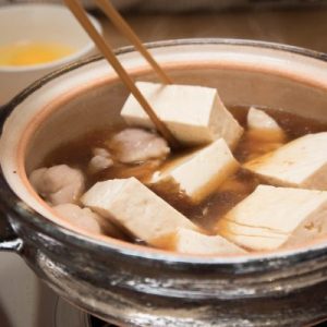 Steam Tofu with Beef Hot Pot