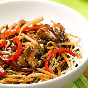 BBQ Pork Chop Suey