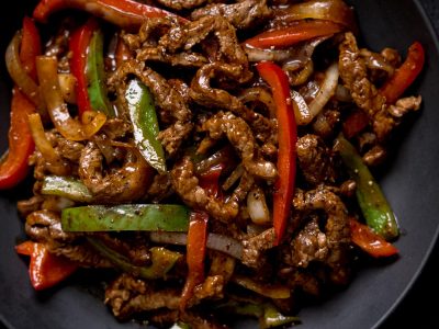 Black pepper beef