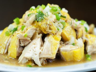 Chicken with Ginger and green onion