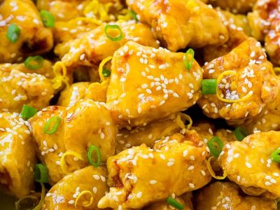 Chinese lemon chicken