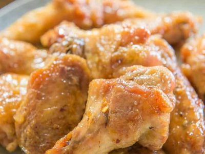 Honey garlic chicken wings