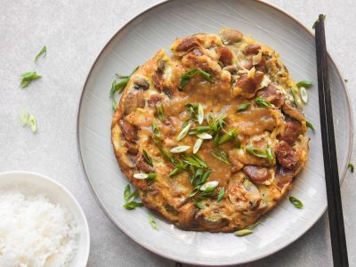 Mushroom egg foo yung