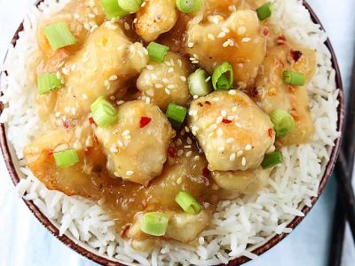 honey garlic chicken